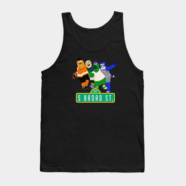 Broad St Squad Tank Top by Philly Drinkers